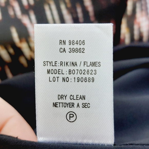 Theory Rikina Flame Silk Chiffon High Low Sleeveless Ruffle Flowy Mini Dress P48 - Picture 8 of 9